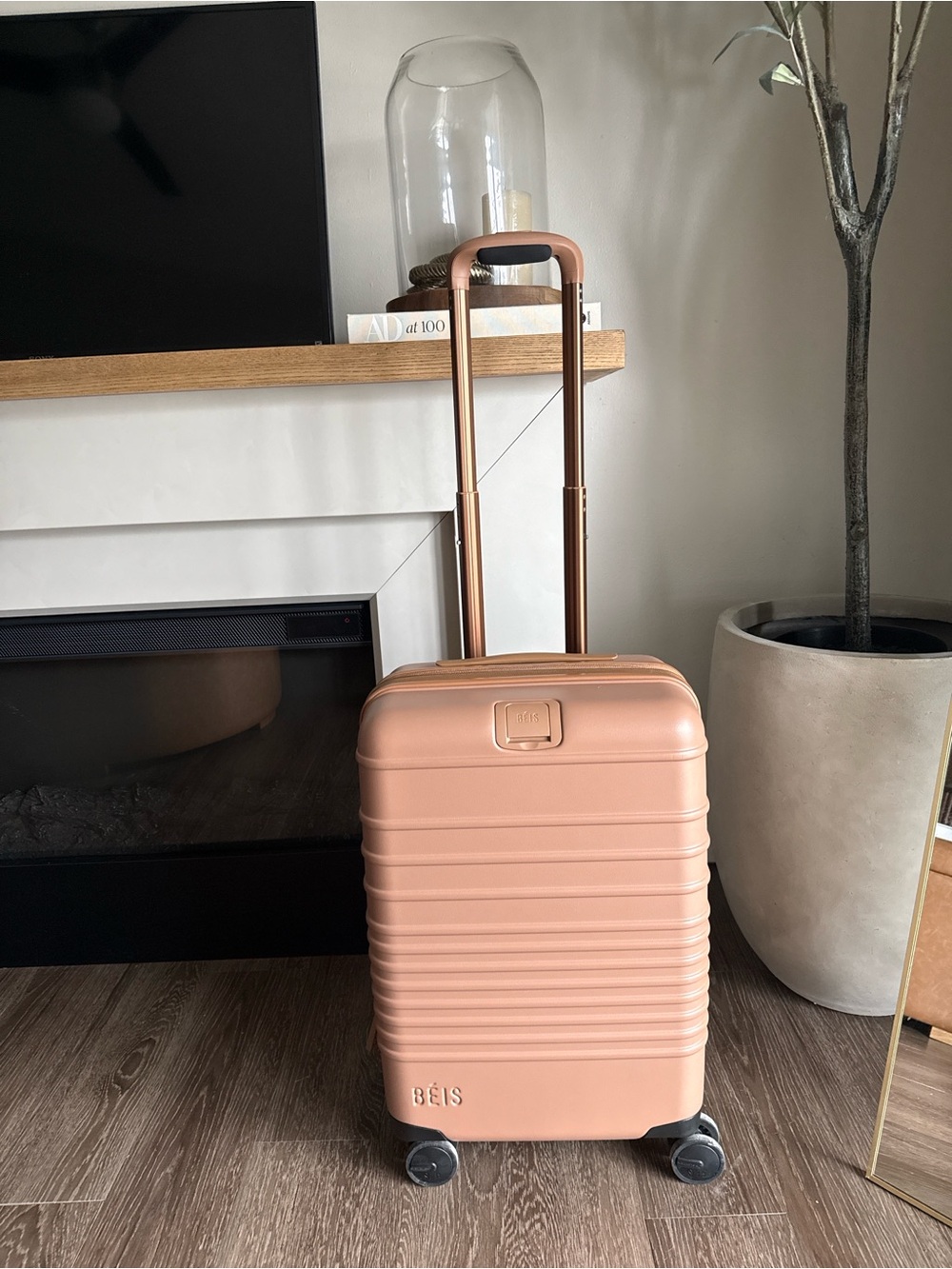 RARE BEIS Camel Carry-On Spinner
